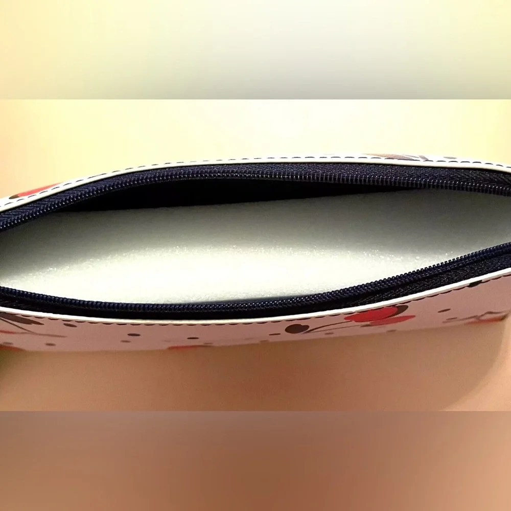NWT Kate Spade Vintage Cherry Dot Pencil Case